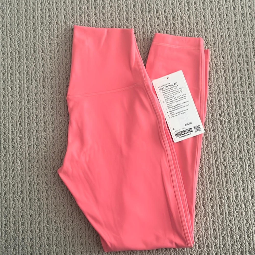 NWT Lululemon align HR pant size 4